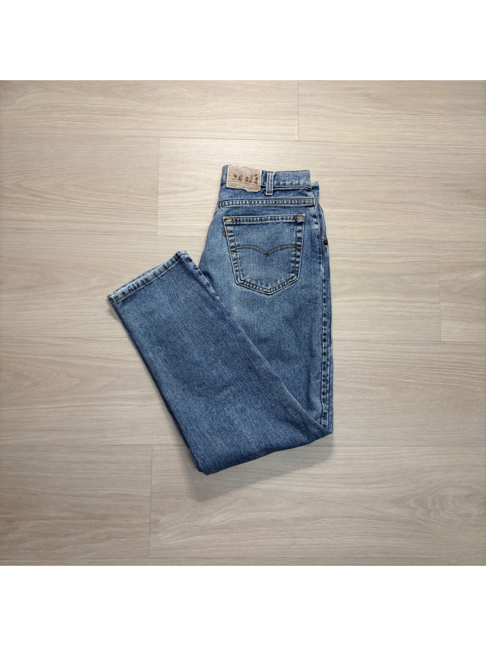 Vintage 90s Y2K relaxed Levi’s 513 orange tab blue jenss